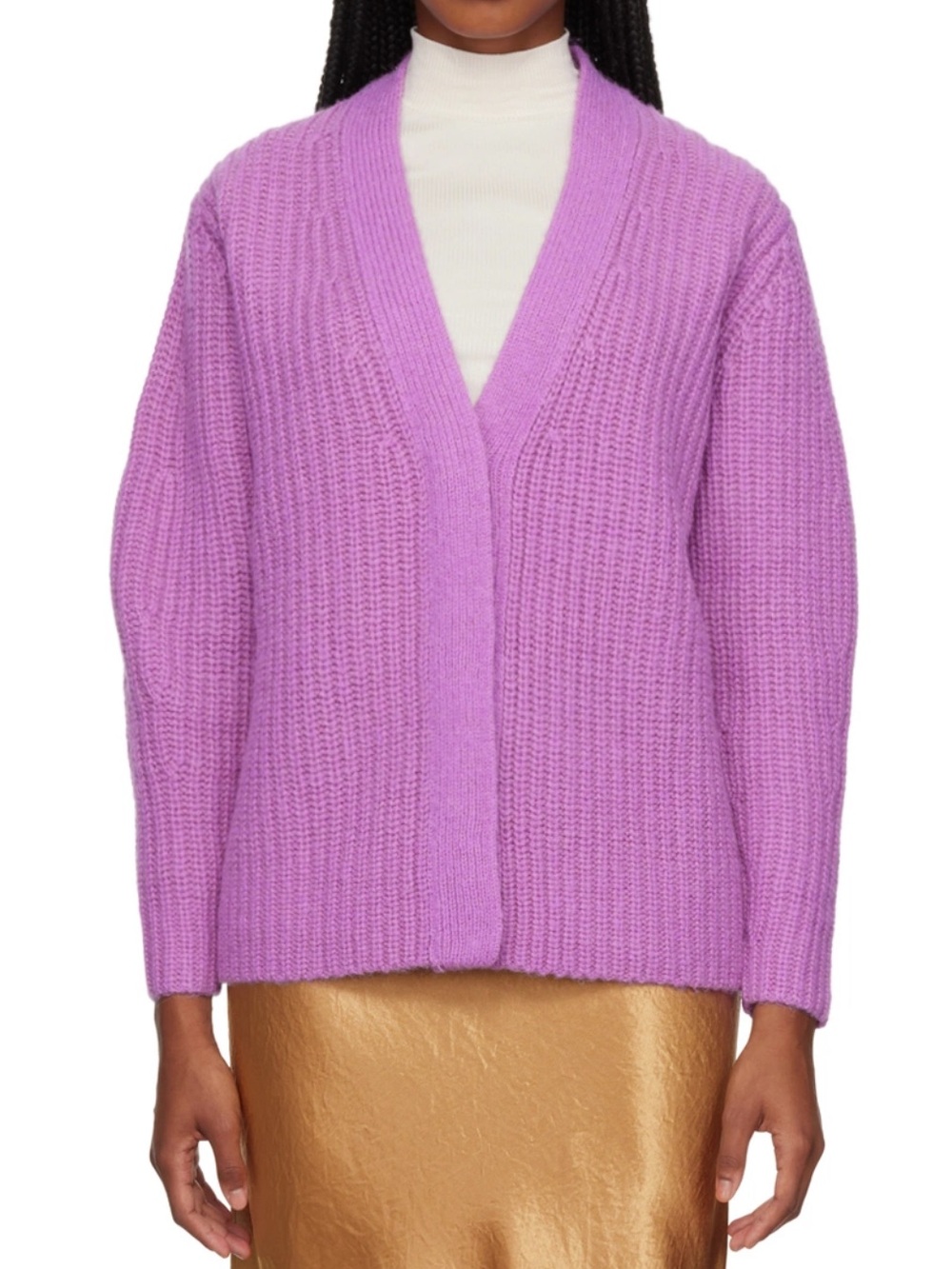 Vince Sculpted Sleeve Cardigan Size XS